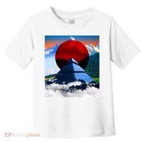 Pyramid Mountain Landscape Art Toddler T-Shirt thumb 0