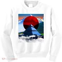 Pyramid Mountain Landscape Art Kids Sweatshirt thumb 0