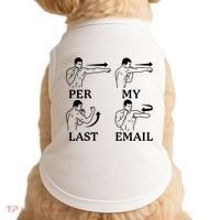 Per My Last Email Funny Doggie Tank thumb 0