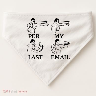 Per My Last Email Funny USA-Made Doggie Bandana