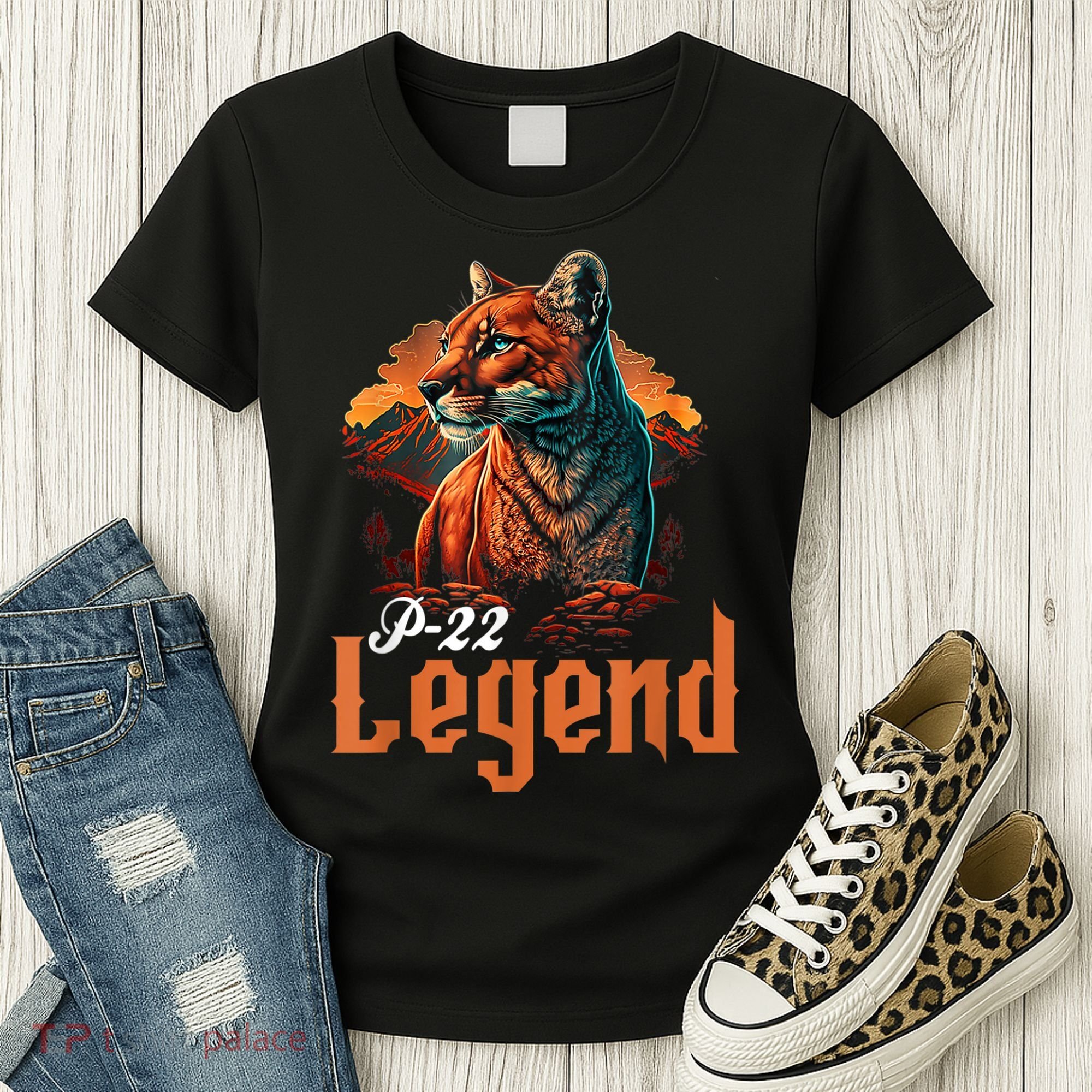 P22 Mountain Lion Silver Lake P22 Women's T-Shirt