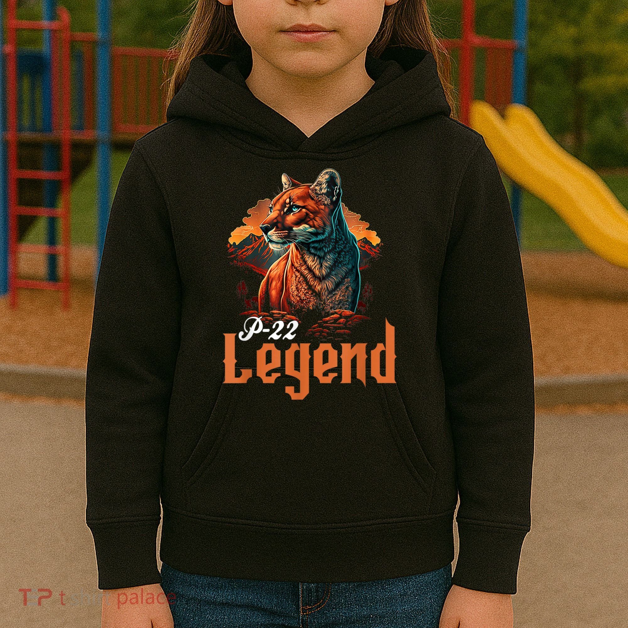 P22 Mountain Lion Silver Lake P22 Kids Hoodie