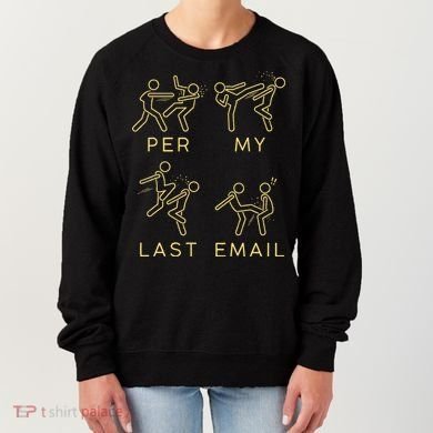Per My Last Email Boxing Meme Women's Sweatshirt