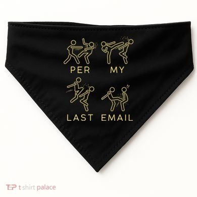 Per My Last Email Boxing Meme USA-Made Doggie Bandana
