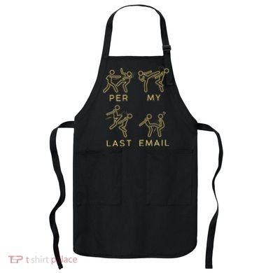 Per My Last Email Boxing Meme Apron