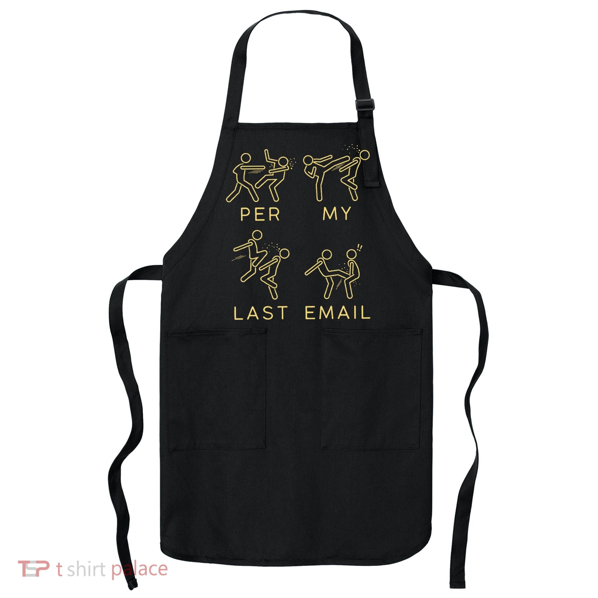 Per My Last Email Boxing Meme Apron
