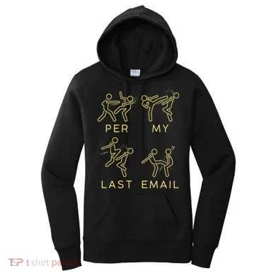 Per My Last Email Boxing Meme Women's Hoodie