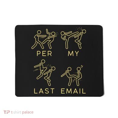Per My Last Email Boxing Meme Mousepad
