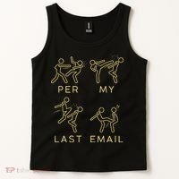 Per My Last Email Boxing Meme Tank Top thumb 2