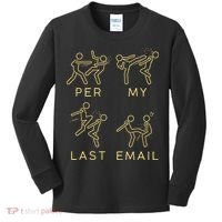 Per My Last Email Boxing Meme Kids Long Sleeve Shirt thumb 0
