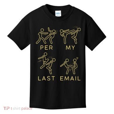 Per My Last Email Boxing Meme Kids T-Shirt