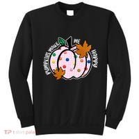 Pumpkins Make Me Happy Cute Fall Autumn Sweatshirt thumb 0