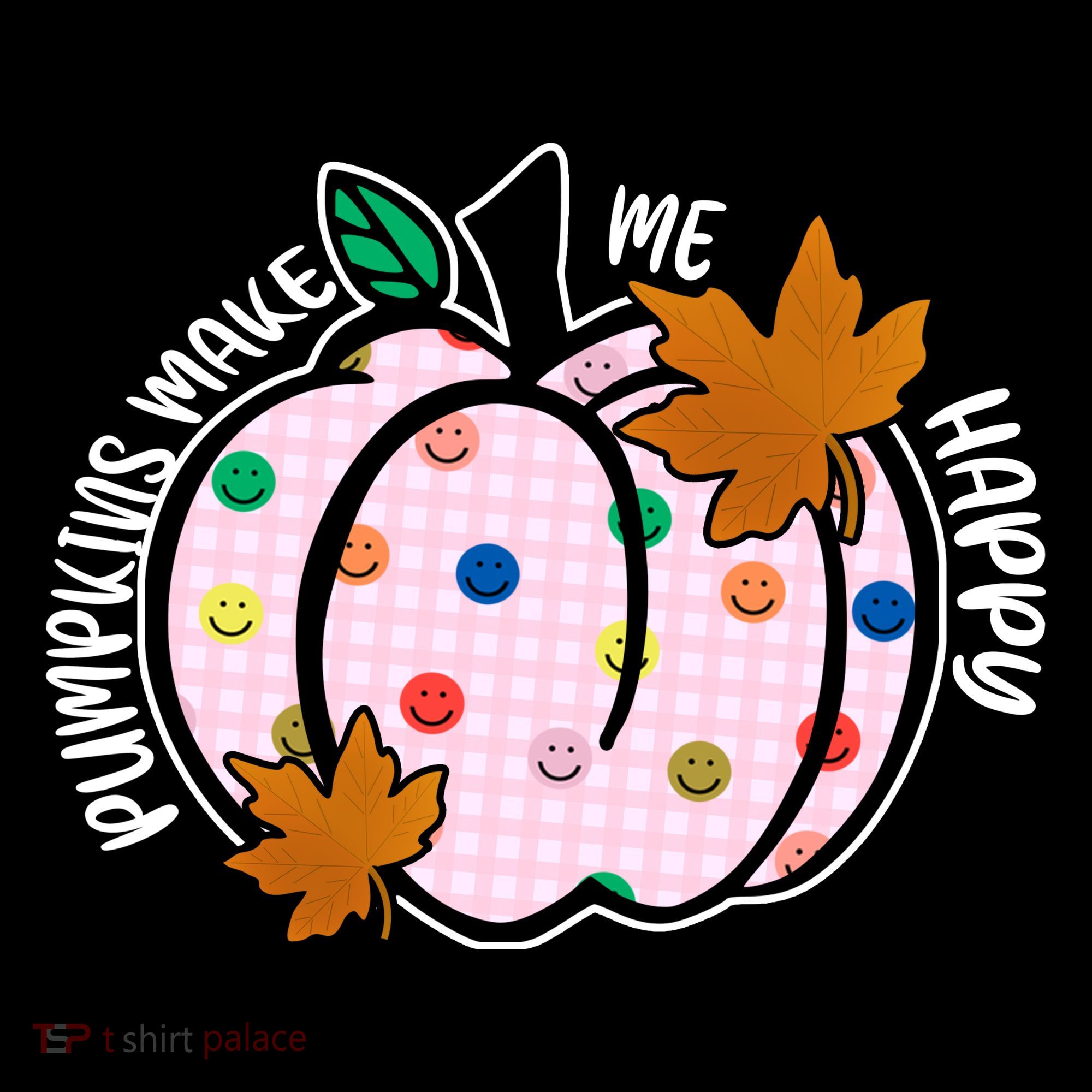 Pumpkins Make Me Happy Cute Fall Autumn Women's Hoodie