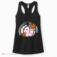 Pumpkins Make Me Happy Cute Fall Autumn Women's Tank Top thumb 0