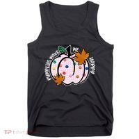 Pumpkins Make Me Happy Cute Fall Autumn Tank Top thumb 0