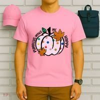 Pumpkins Make Me Happy Cute Fall Autumn T-Shirt thumb 6