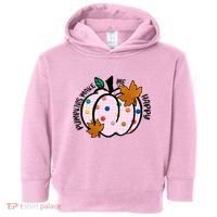 Pumpkins Make Me Happy Cute Fall Autumn Toddler Hoodie thumb 0