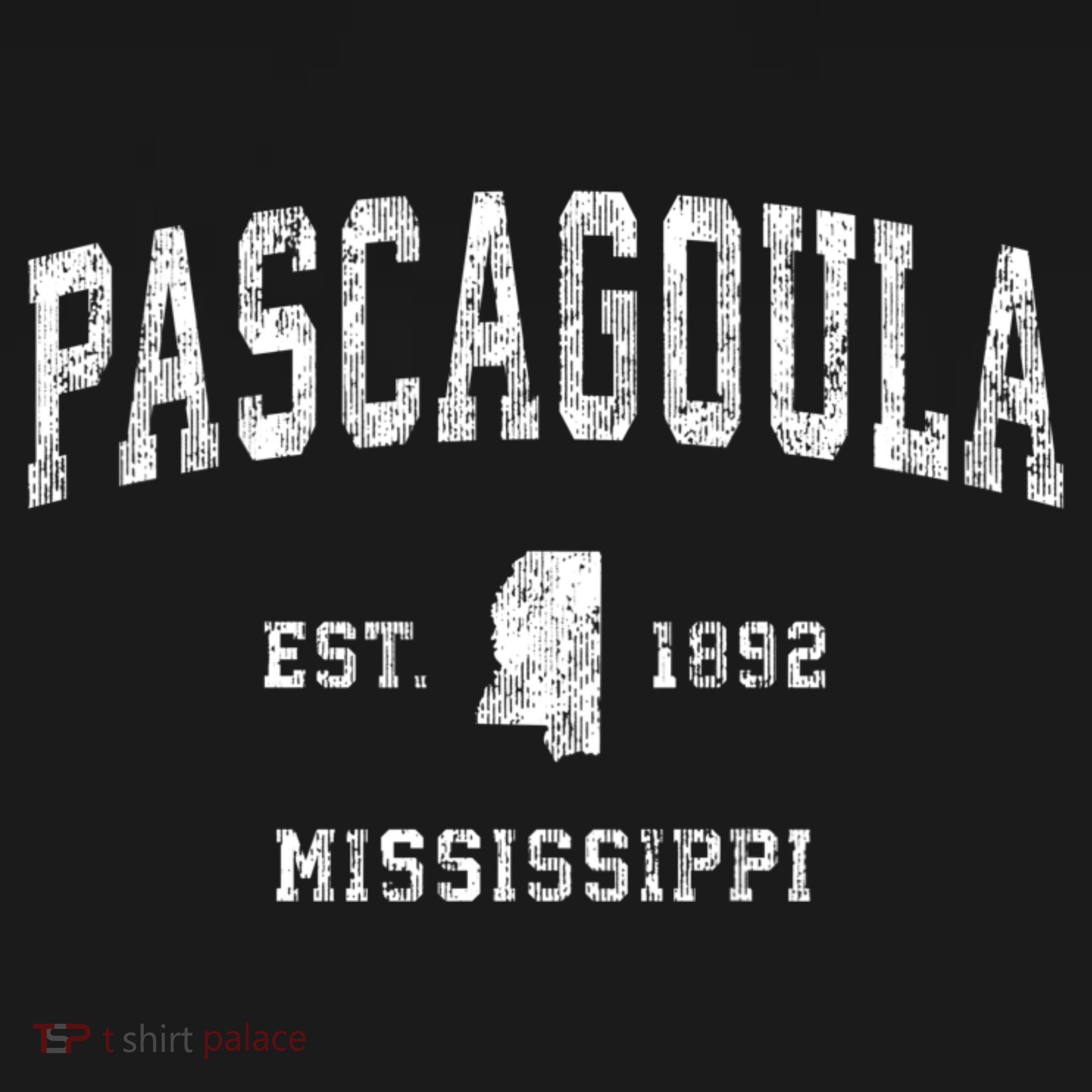 Pascagoula Mississippi Ms Vintage Athletic Sports T-Shirt