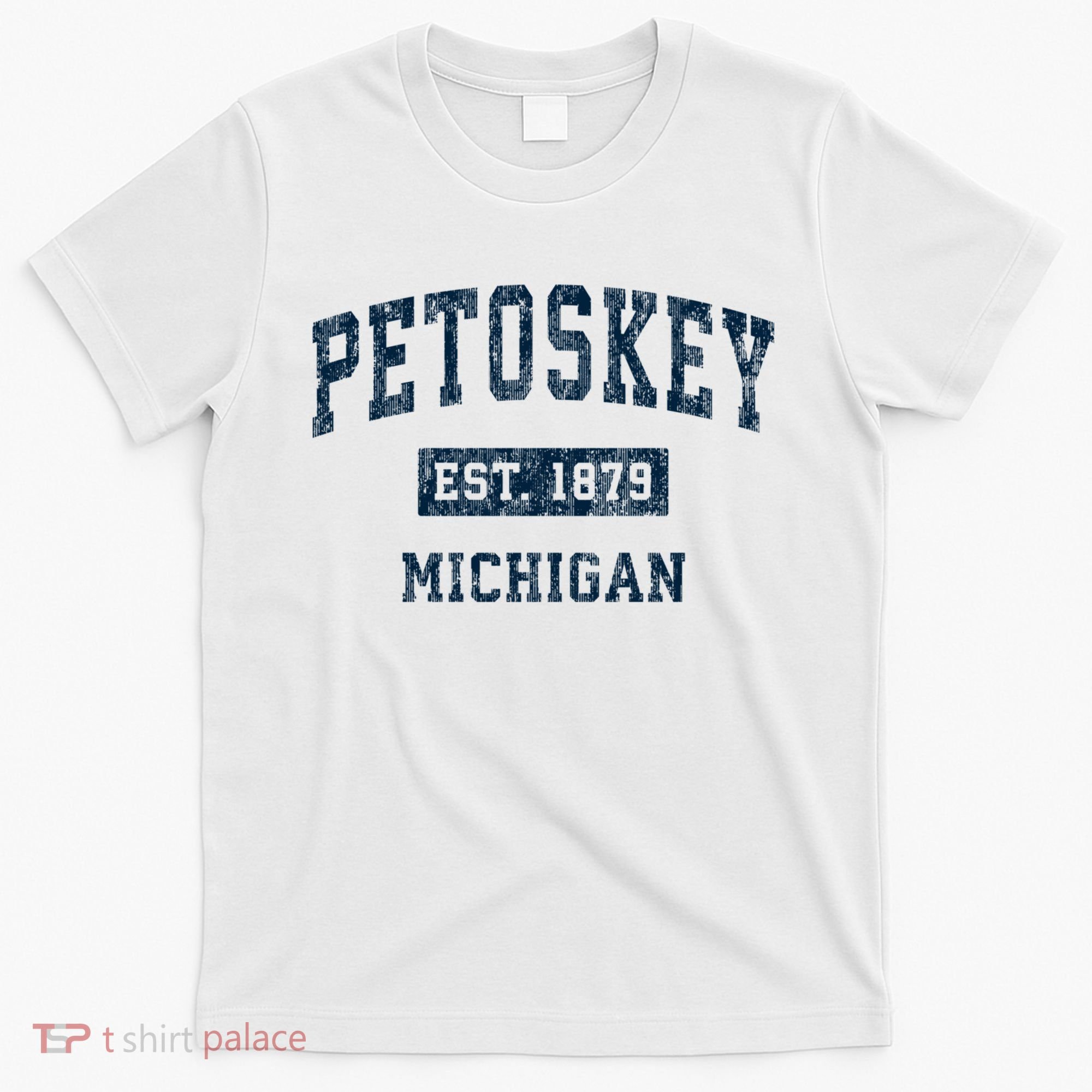 Petoskey Michigan Mi Vintage Sports T-Shirt