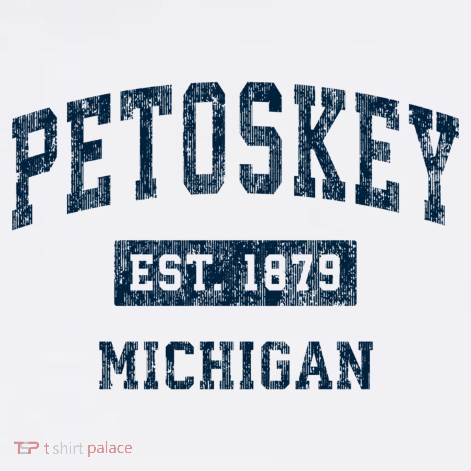 Petoskey Michigan Mi Vintage Sports T-Shirt