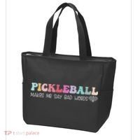 Pickleball Makes Me Say Bad Words, Funny Pickleball Lovers Tote Bag thumb 3