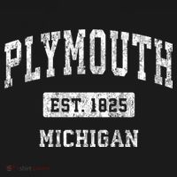 Plymouth Michigan Mi Vintage Sports T-Shirt thumb 7