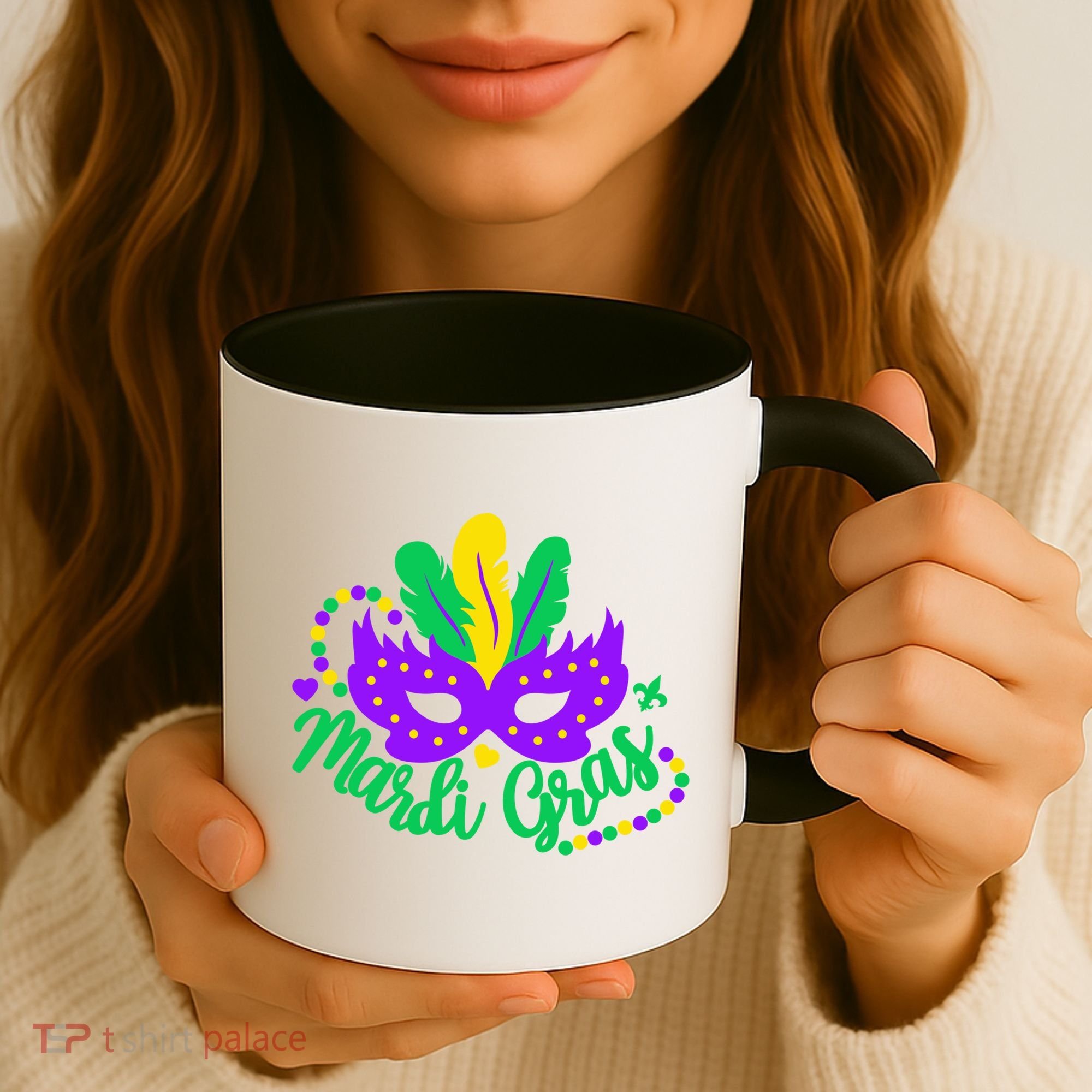 Princess Masquerade Mask Mardi Gras Coffee Mug