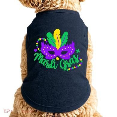 Princess Masquerade Mask Mardi Gras Doggie Tank