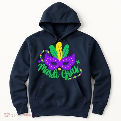 Princess Masquerade Mask Mardi Gras Hoodie