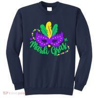 Princess Masquerade Mask Mardi Gras Sweatshirt thumb 0