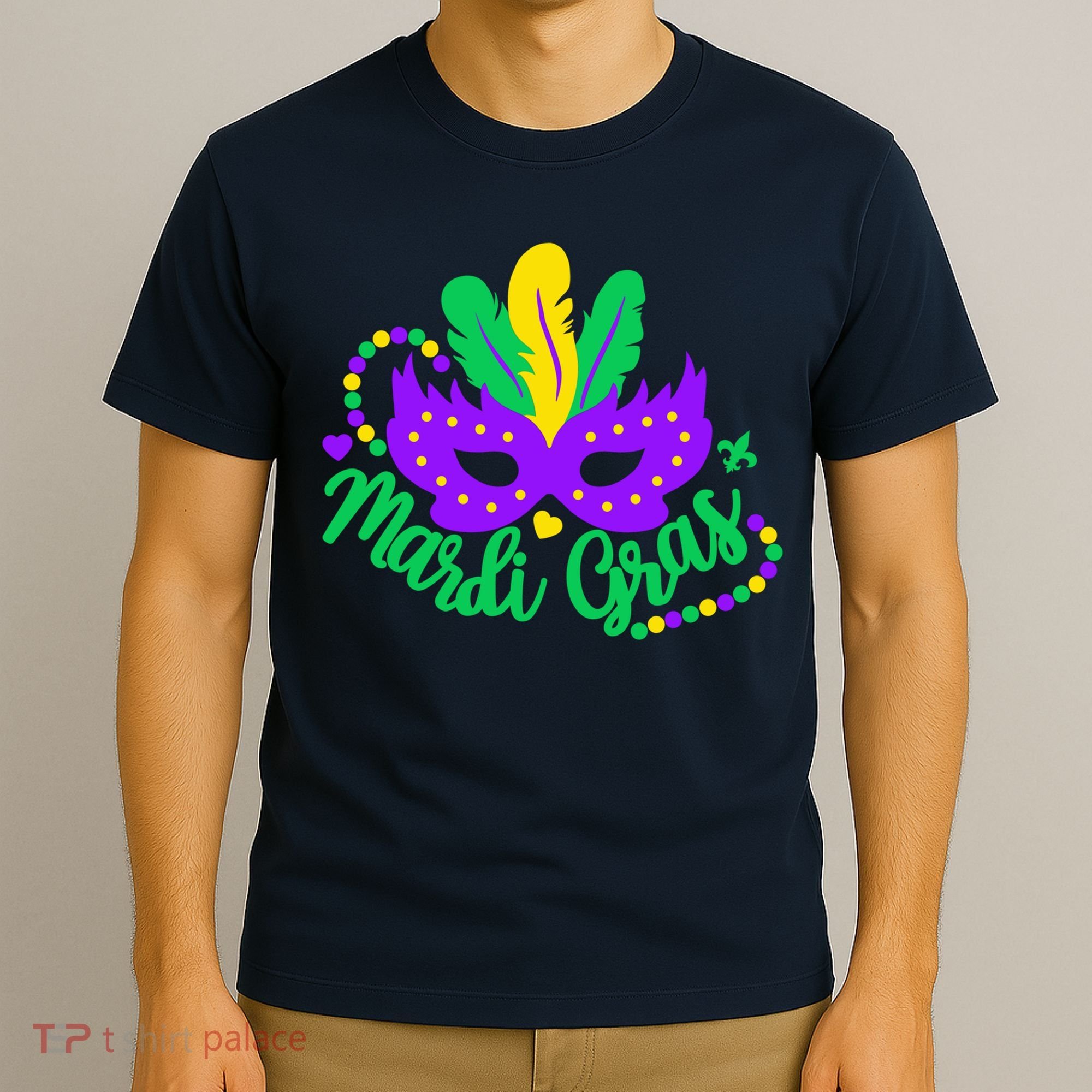 Princess Masquerade Mask Mardi Gras T-Shirt