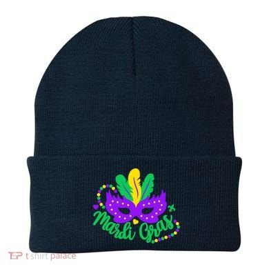 Princess Masquerade Mask Mardi Gras Beanie