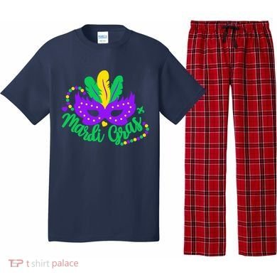 Princess Masquerade Mask Mardi Gras Pajama Set