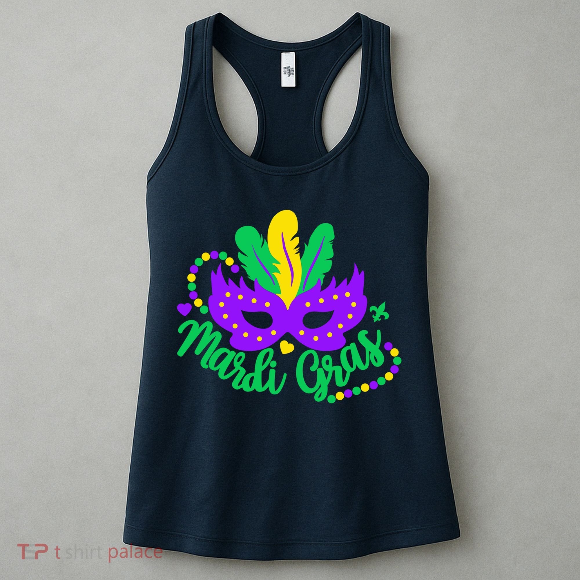 Princess Masquerade Mask Mardi Gras Women's Tank Top