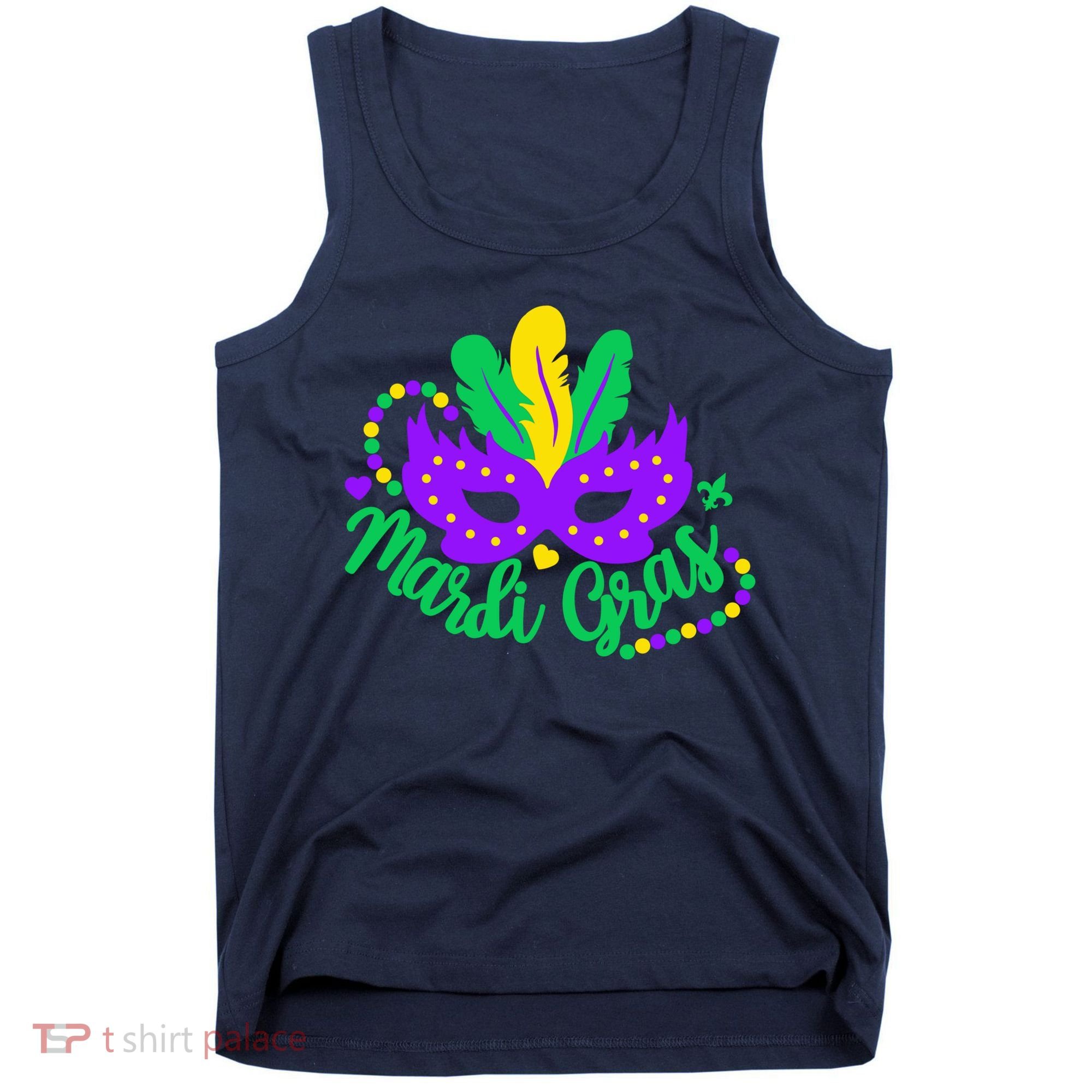 Princess Masquerade Mask Mardi Gras Tank Top