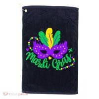 Princess Masquerade Mask Mardi Gras Golf Towel thumb 0