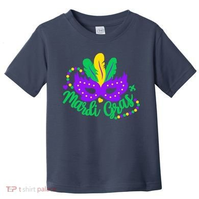 Princess Masquerade Mask Mardi Gras Toddler T-Shirt