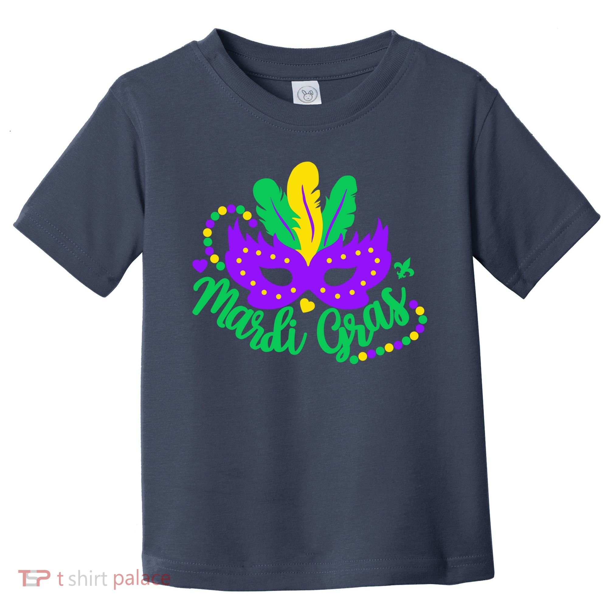 Princess Masquerade Mask Mardi Gras Toddler T-Shirt