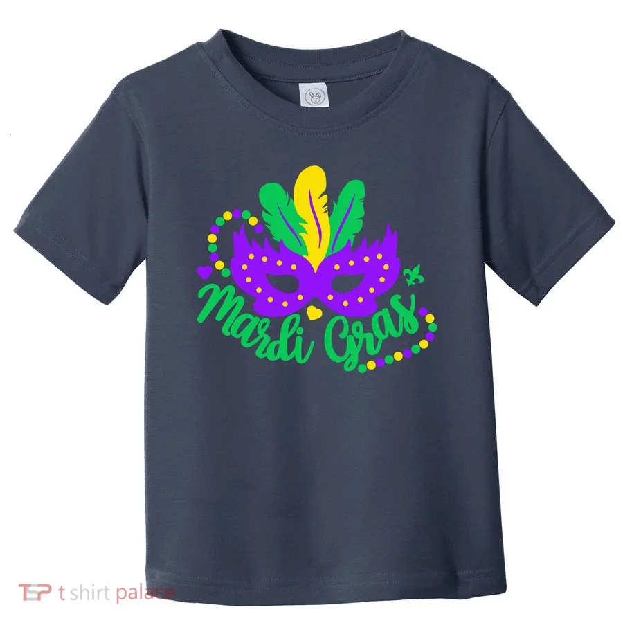 Princess Masquerade Mask Mardi Gras Toddler T-Shirt