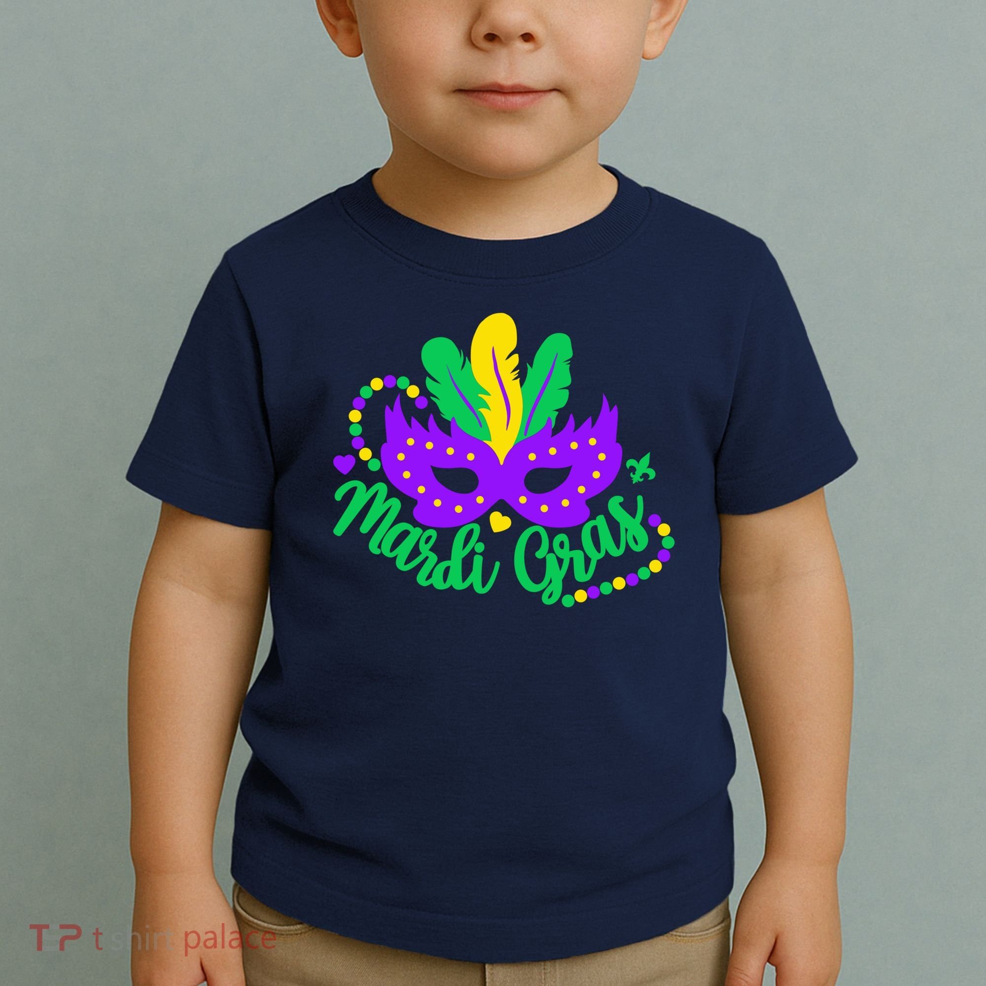 Princess Masquerade Mask Mardi Gras Toddler T-Shirt