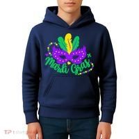 Princess Masquerade Mask Mardi Gras Kids Hoodie thumb 4