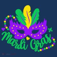 Princess Masquerade Mask Mardi Gras Kids Long Sleeve Shirt thumb 2