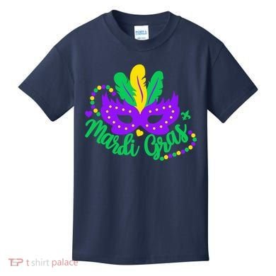 Princess Masquerade Mask Mardi Gras Kids T-Shirt
