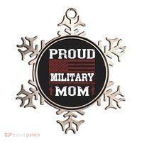 Proud Military Mom Us Military Happy Veterans Day Gift Ornament thumb 0