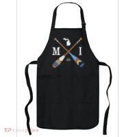 Paddle Mi Michigan Lake Life Painted Oars Apron thumb 0