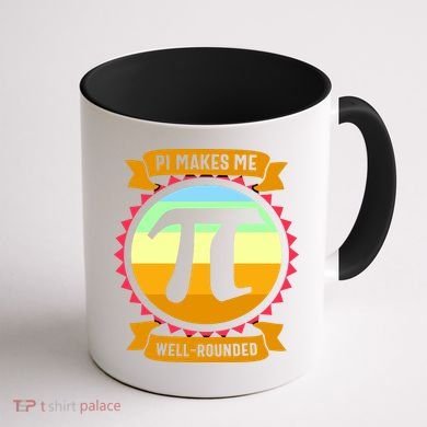 Pie Makes Me Well Rounded Pie Day 3.14 Coffee Mug back