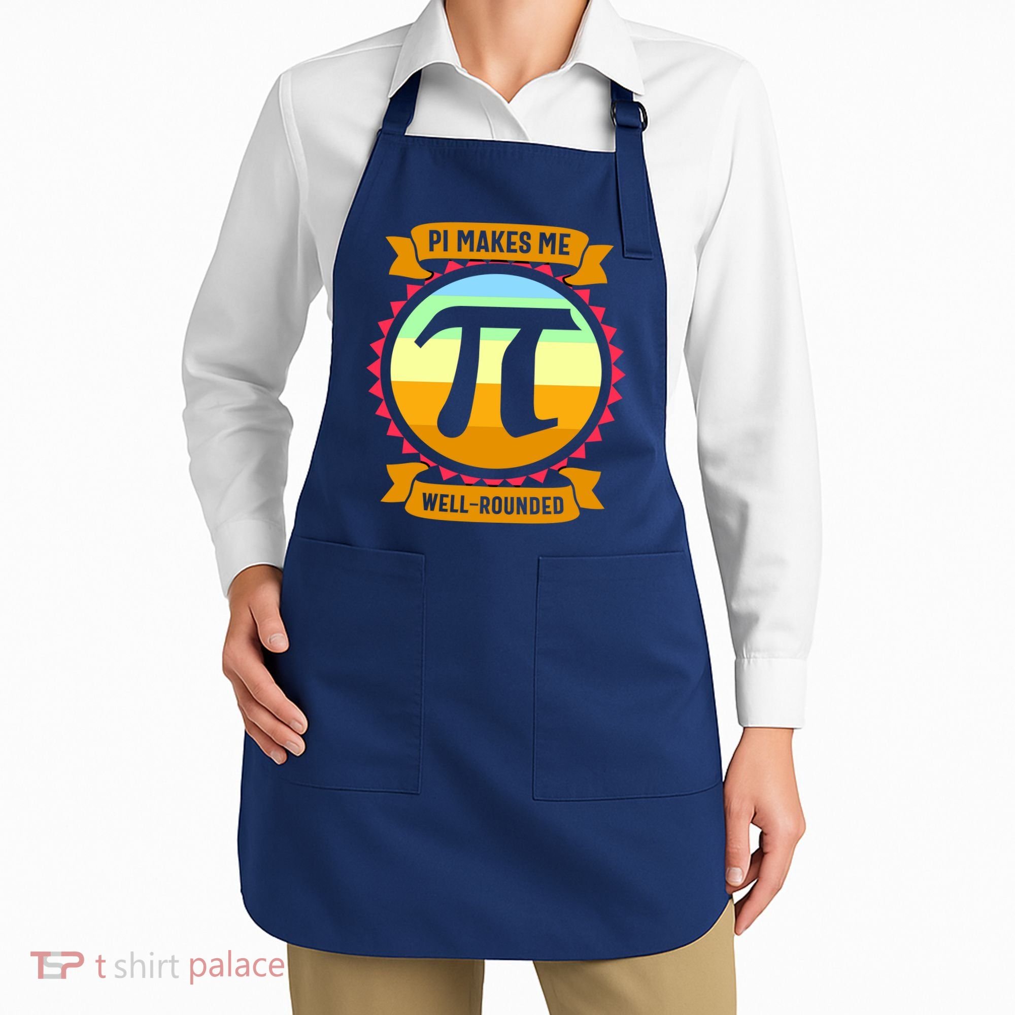 Pie Makes Me Well Rounded Pie Day 3.14 Apron