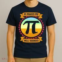 Pie Makes Me Well Rounded Pie Day 3.14 T-Shirt thumb 3