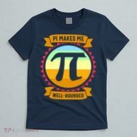 Pie Makes Me Well Rounded Pie Day 3.14 T-Shirt thumb 5