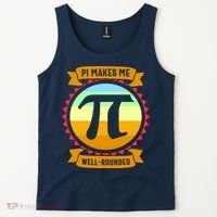 Pie Makes Me Well Rounded Pie Day 3.14 Tank Top thumb 2
